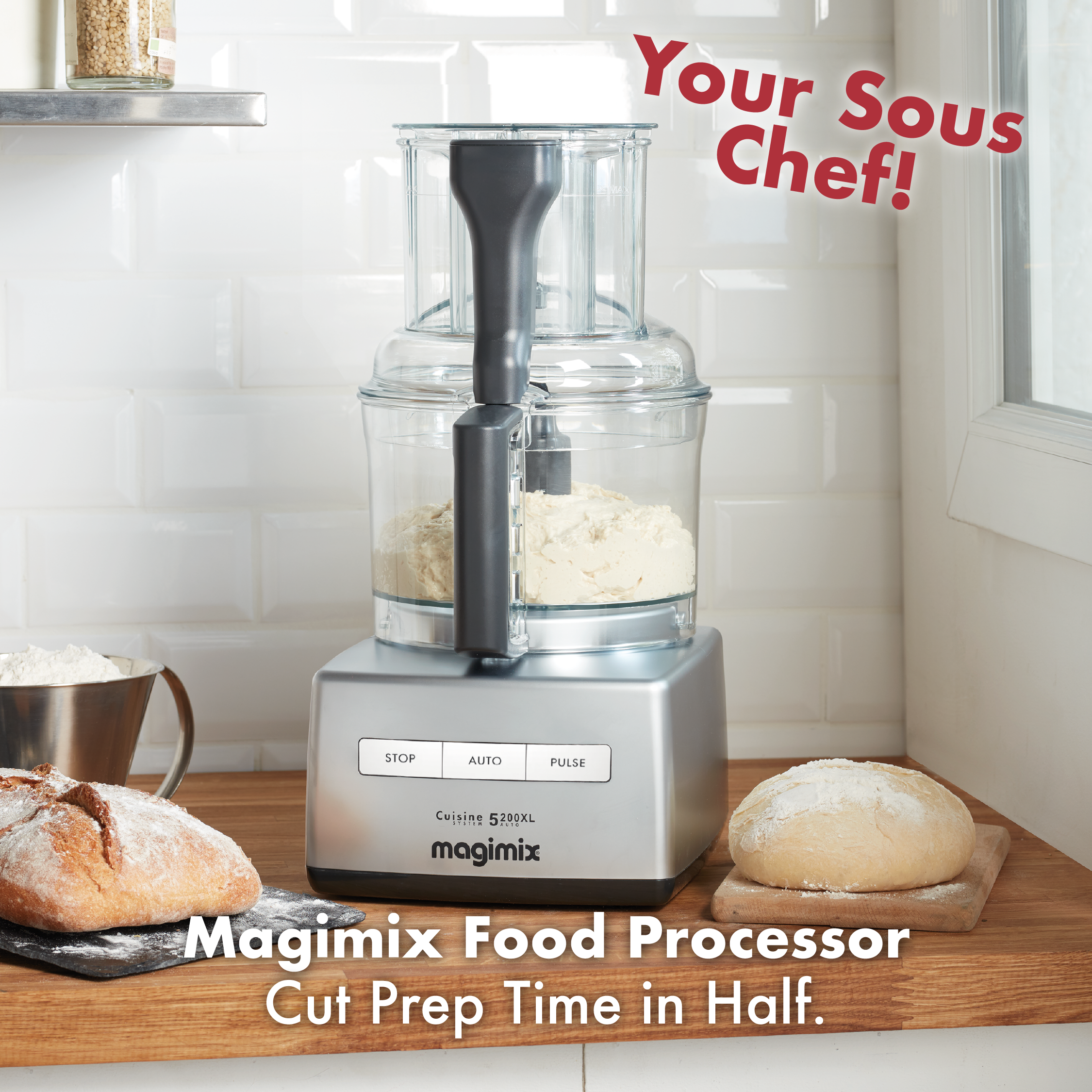 Magimix 5200XL 16-Cup Food Processor | Made in France | HomeTech Magimix 5200XL 16-Cup Food Processor | Made in France | HomeTech