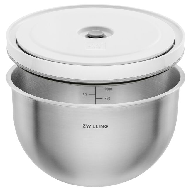 ZWILLING Fresh & Save BOWLS stainless steel / M/L Vacuum starter set, 9 Piece