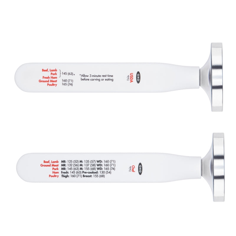 Instant Read Thermometer – Stainless Steel with Probe Cover