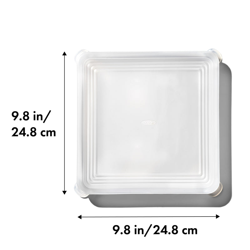 OXO Silicone Lid/Bakeware Lid, 23 x 23cm (9 x 9") for Casseroles, Transporting Storing Leftovers