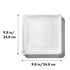 OXO Silicone Lid/Bakeware Lid, 23 x 23cm (9 x 9") for Casseroles, Transporting Storing Leftovers