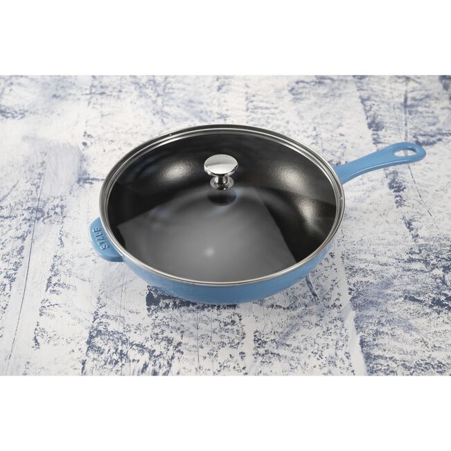 Poêle en fonte STAUB 26 cm / 10 pouces Bleu glacier