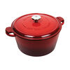 Cocotte ronde Henckels, faitout ou cocotte 5,2 L Rouge