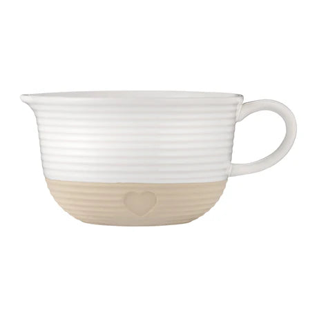 Mason Cash Rustic Charm Stoneware Batter Bowl – 2.3L