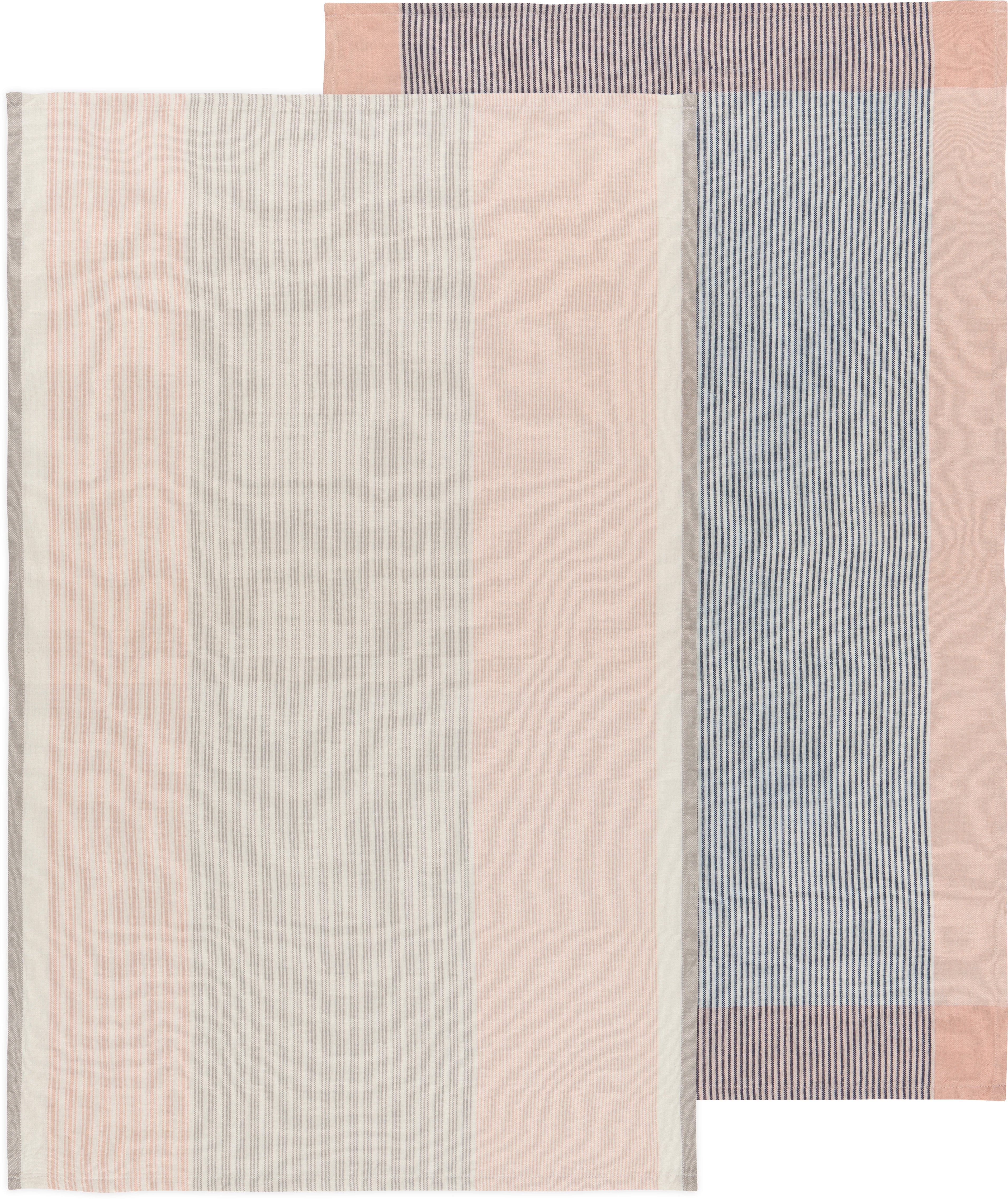 Heirloom Tea Towel Set of 2 - Array Stripe Nectar