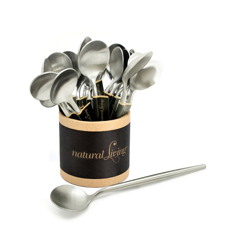 Petites cuillères noires Natural Living 
