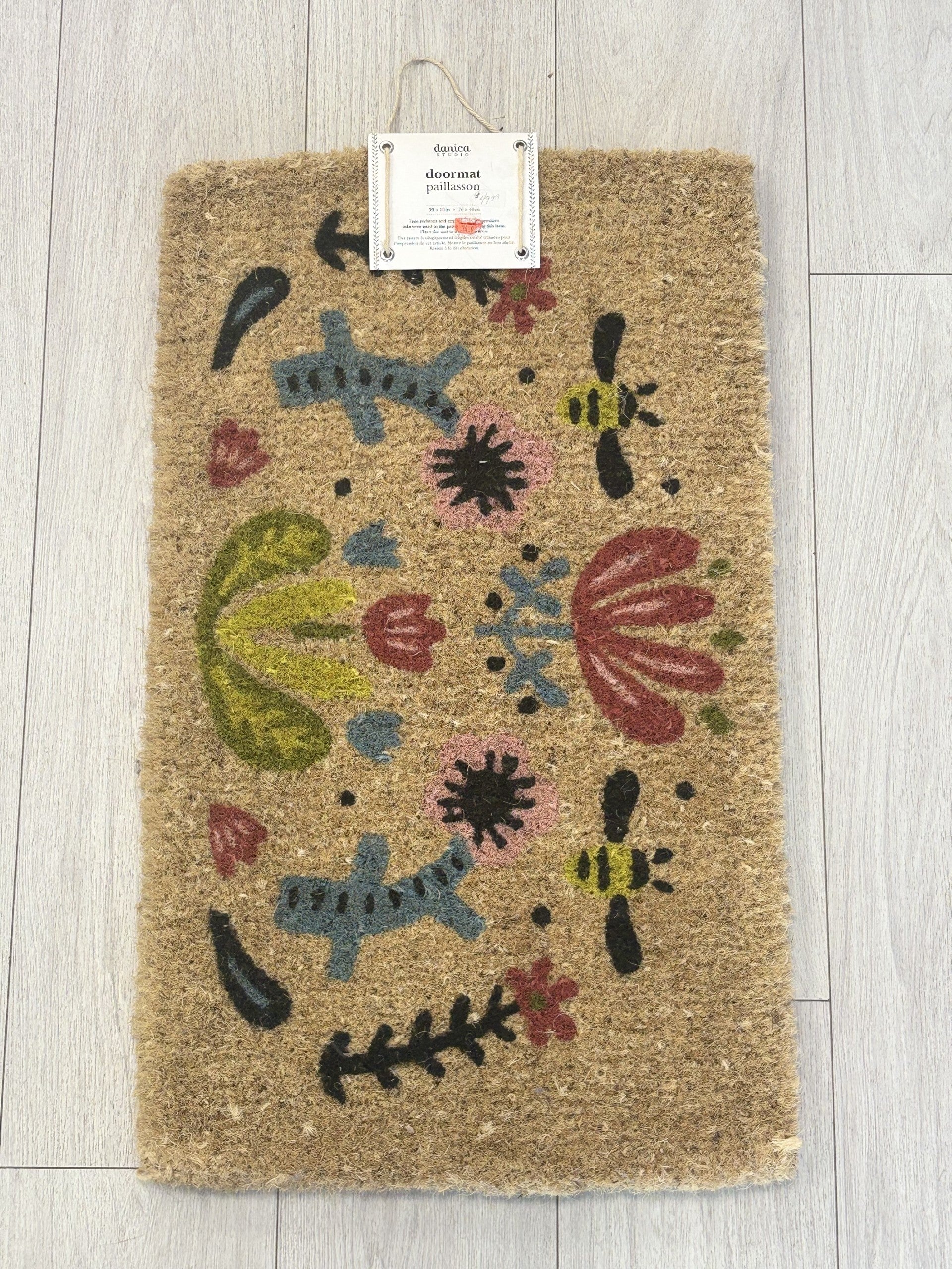 Danica Free Range Doormat - Flowers