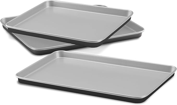Cuisinart - 3-Pack Non-Stick Large Baking Sheet