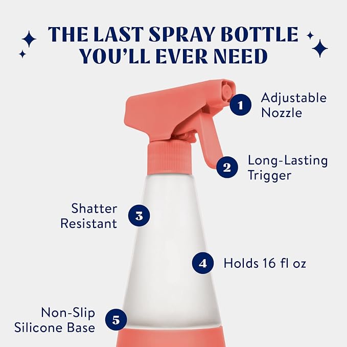 Glass Spray Bottle - Clean Cult - 16 oz. (473 ml)