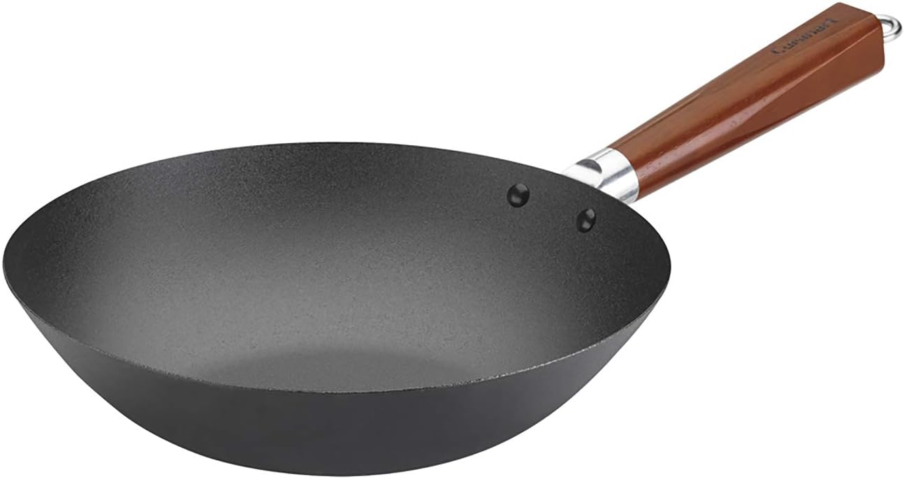 Cuisinart 11" Pre-Seasoned Steel Wok - CSW26-28C