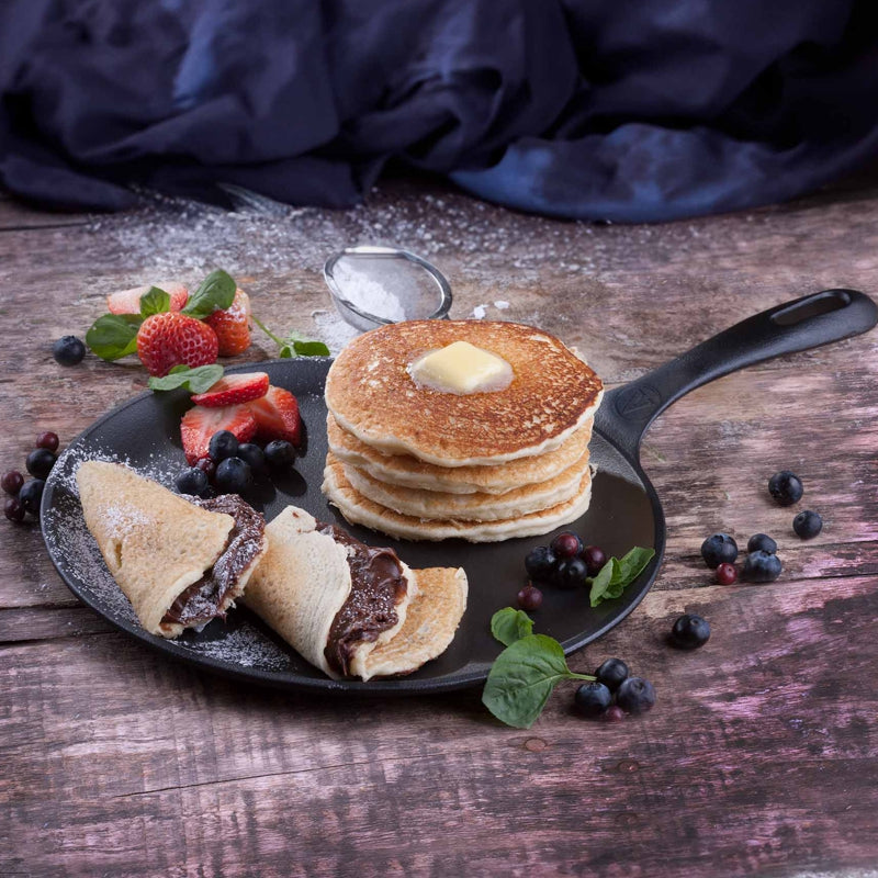 Victoria Cast Iron Crepe Pan – 26 cm / 10.5"