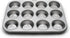 Stainless Steel 12-Cup Muffin & Cupcake Pan – Dishwasher Safe