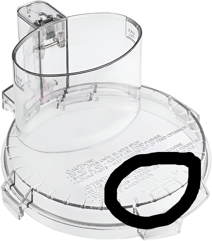 Cuisinart Replacement Work Bowl Cover Lid - DFP-14NWBCT1