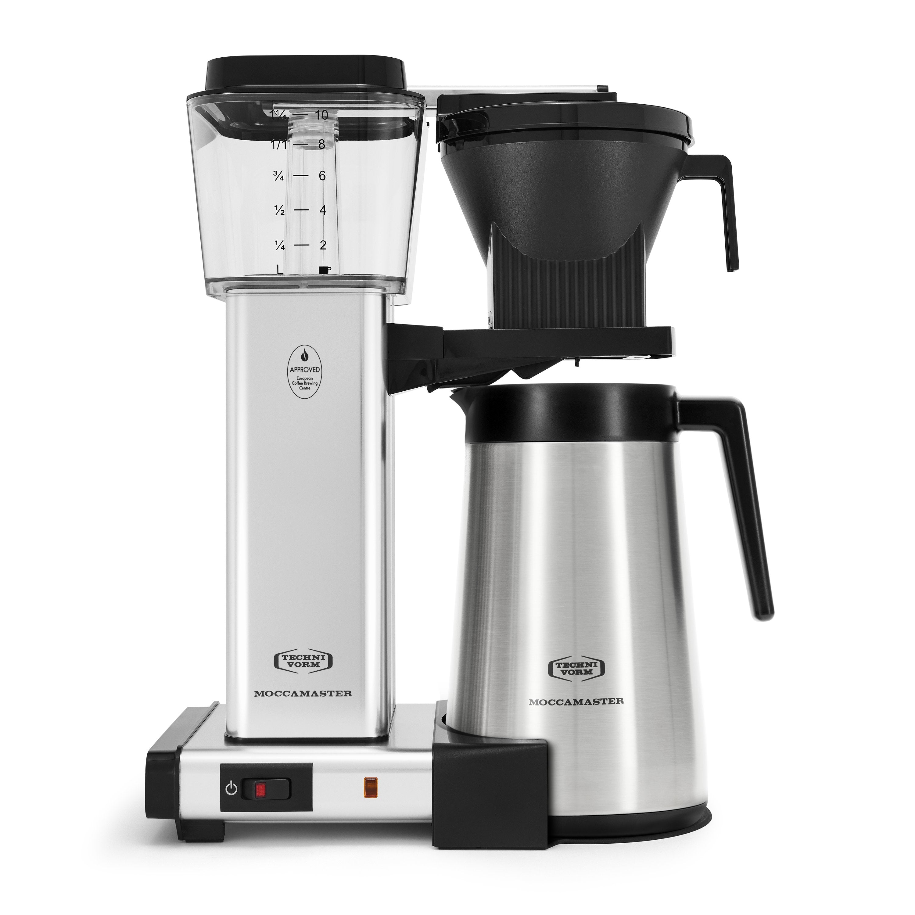 Cafetière thermique Moccamaster Technivorm KBGT - Argent poli