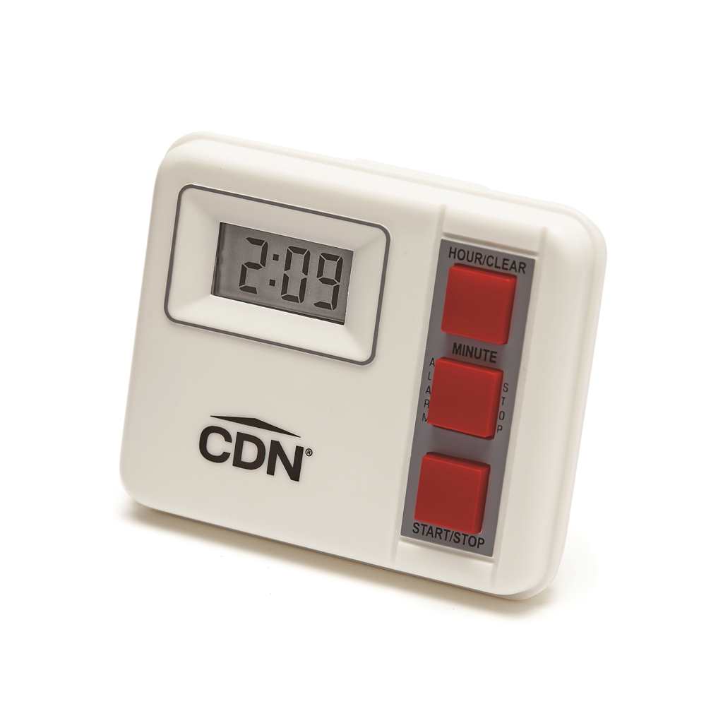 CDN Digital Timer 20hr (hr/min) White