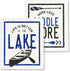 Better at Lake Swedish Dishclot - Set of 2 - 6.5x8"