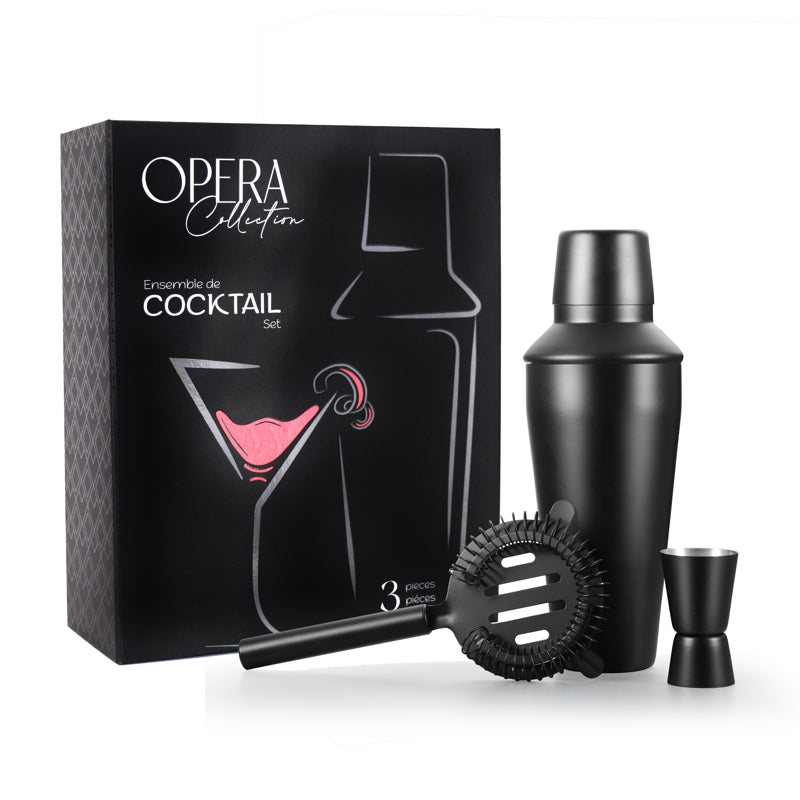 Ensemble de fumoir à cocktail OPERA de Natural Living 