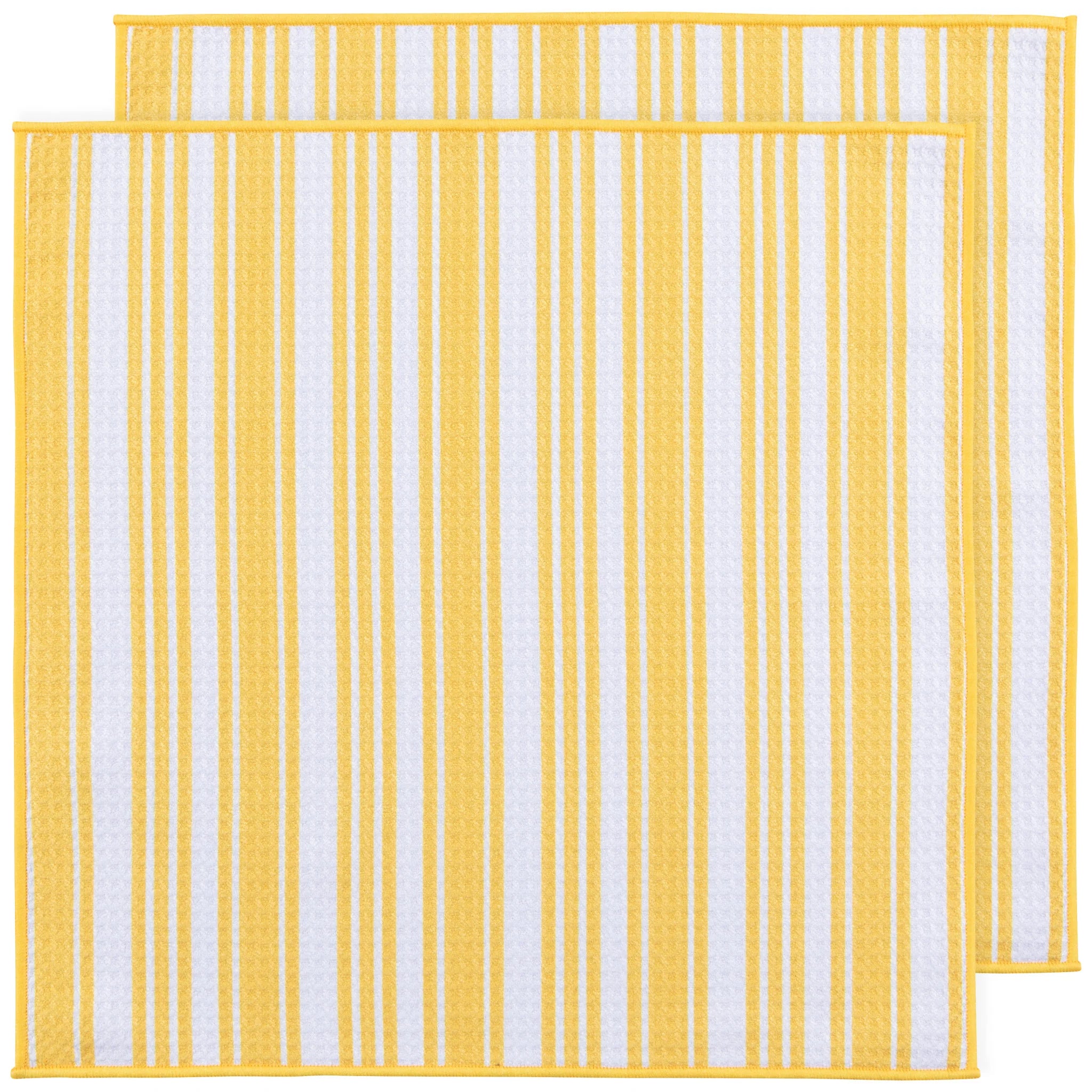 Chiffons de vaisselle en microfibre recyclée citron Now Designs by Danica – Lot de 2