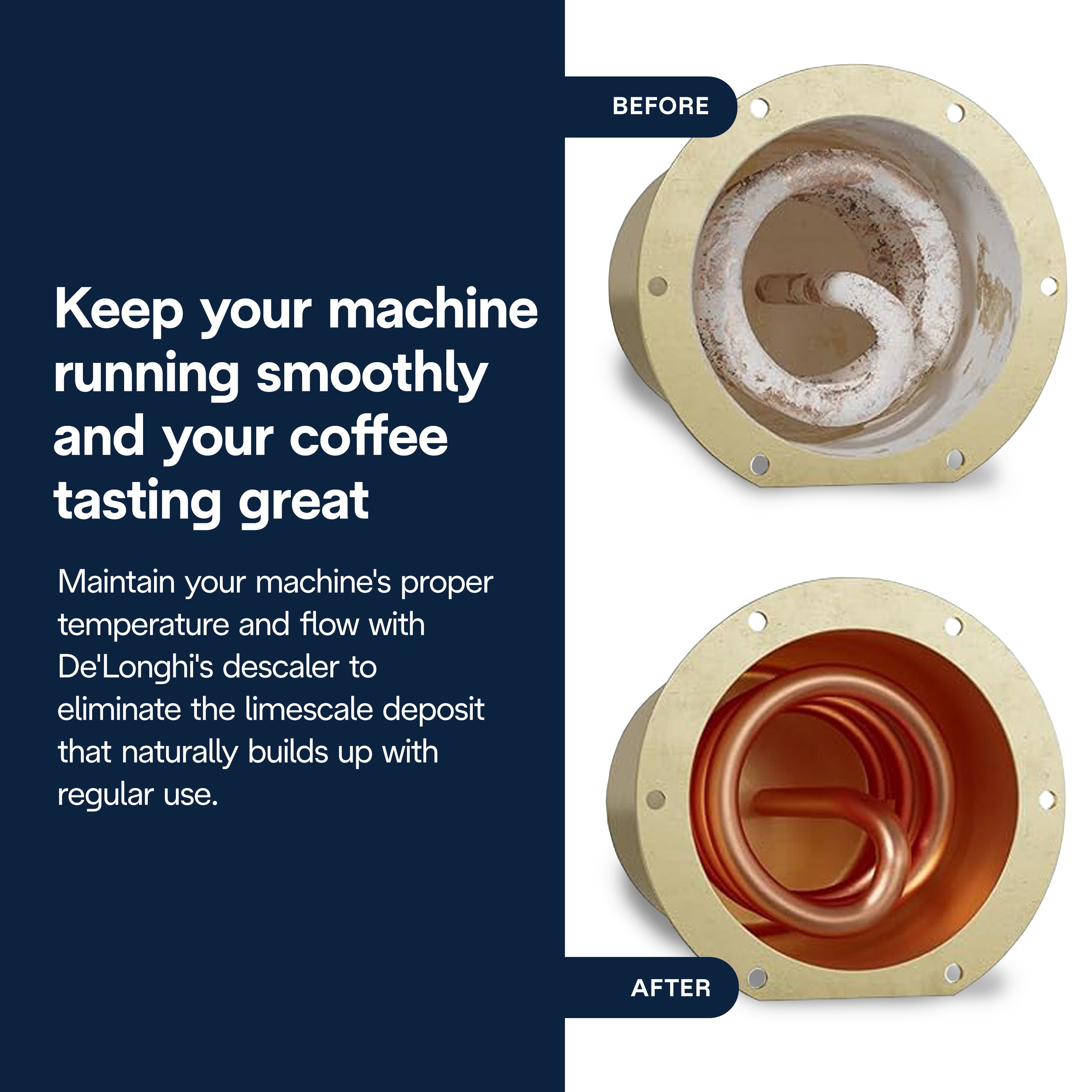 Détartrant Delonghi EcoDecalk pour machines à expresso et à café 500 ml DLSC500