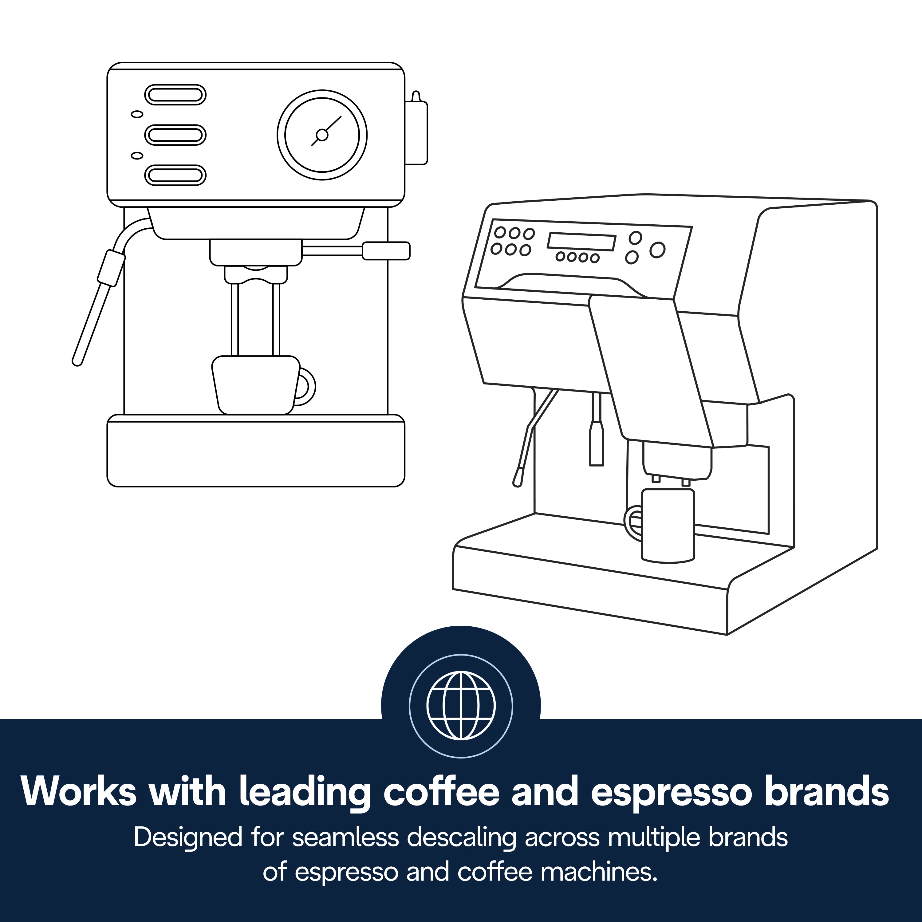Détartrant Delonghi EcoDecalk pour machines à expresso et à café 500 ml DLSC500
