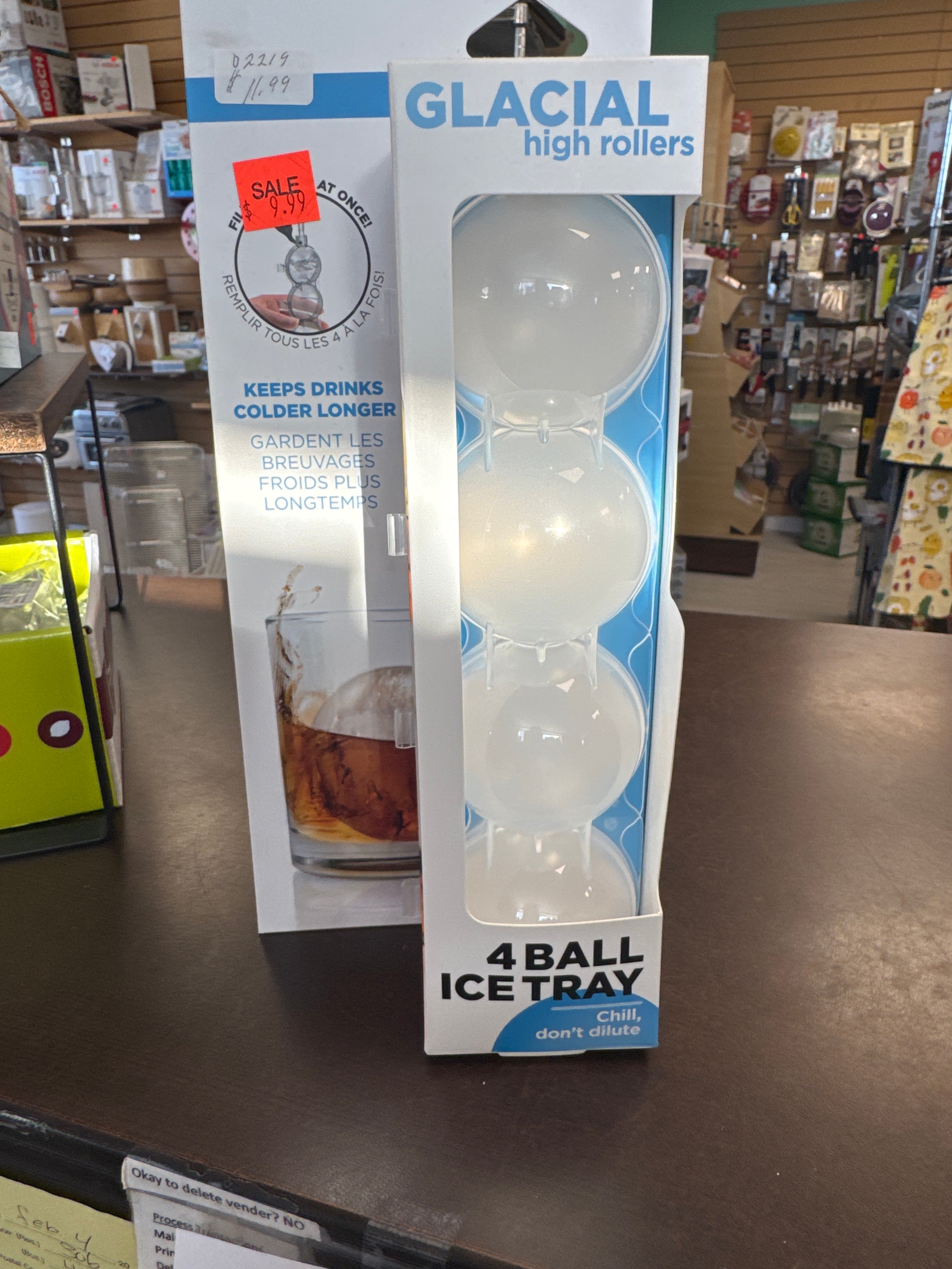 Prepara Glacial High Rollers 4 Ball Ice Tray