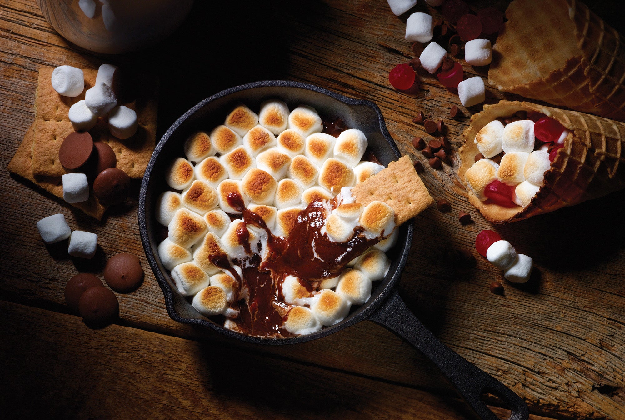 Gourmet du Village Poêle à trempette pour S’mores – Sensible à la chaleur