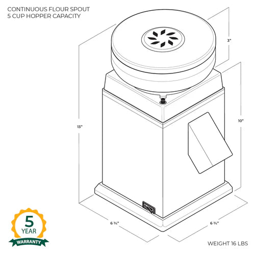 Nutrimill Harvest Stone Grain Mill