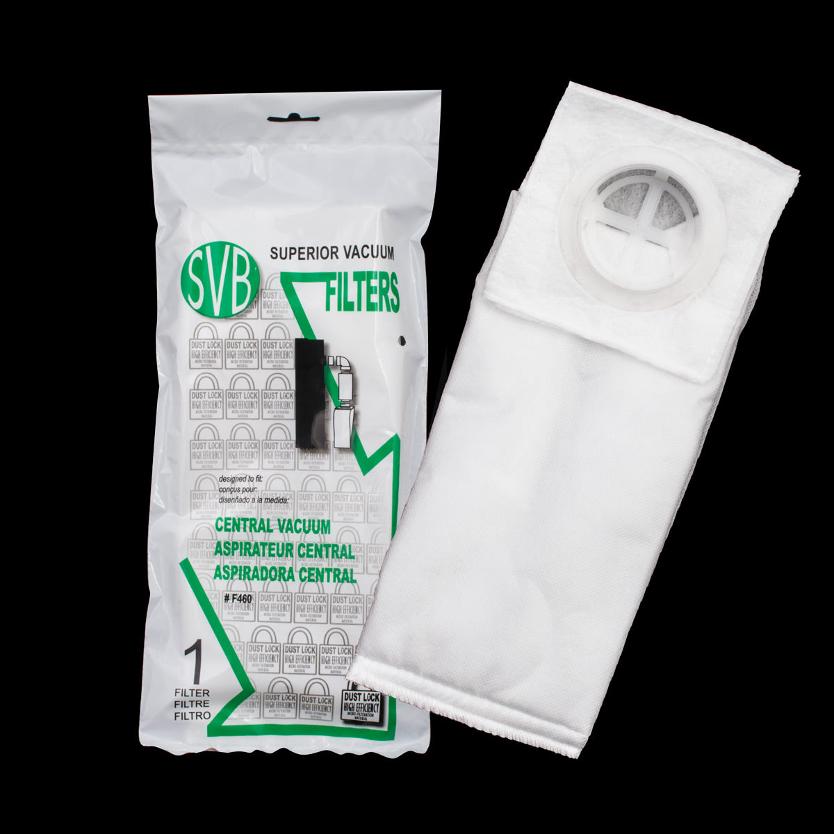 Fit All Central Vac Exhaust Filter F460