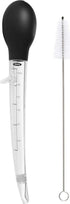 OXO Angled Poultry Baster with cleaning brush