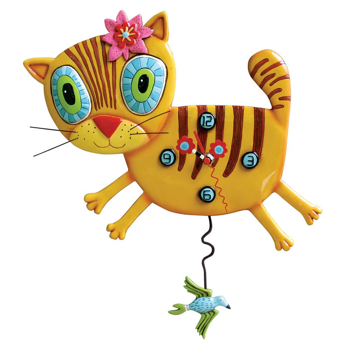 Enesco Kimi Kitty Cat Clock