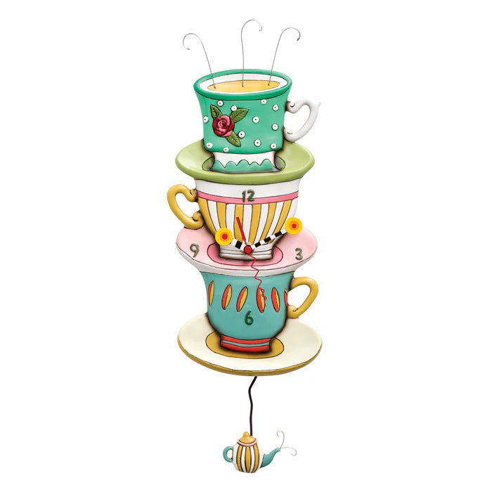 Enesco Spot of Tea Clock