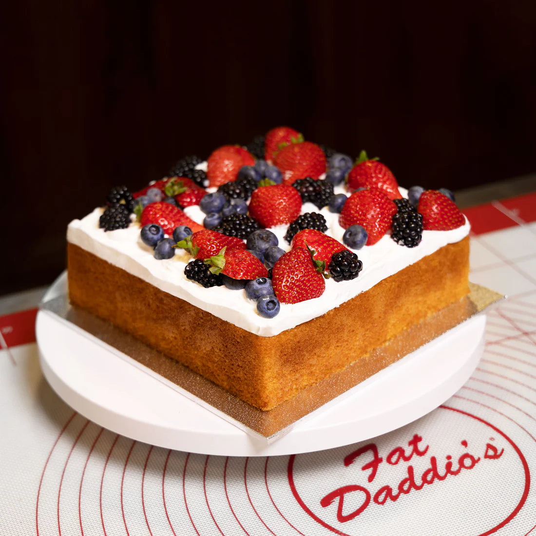 Fat Daddio's Anodized Aluminum Square Cake Pan – 12x12x2 Inch