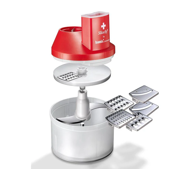 Accessoire pour robot culinaire Bamix® SliceSy - Disponible en gris clair et noir