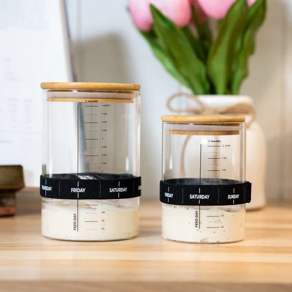 NEW! Nutrimill Sourdough Starter Jar - 1 Pint and 1 Quarter