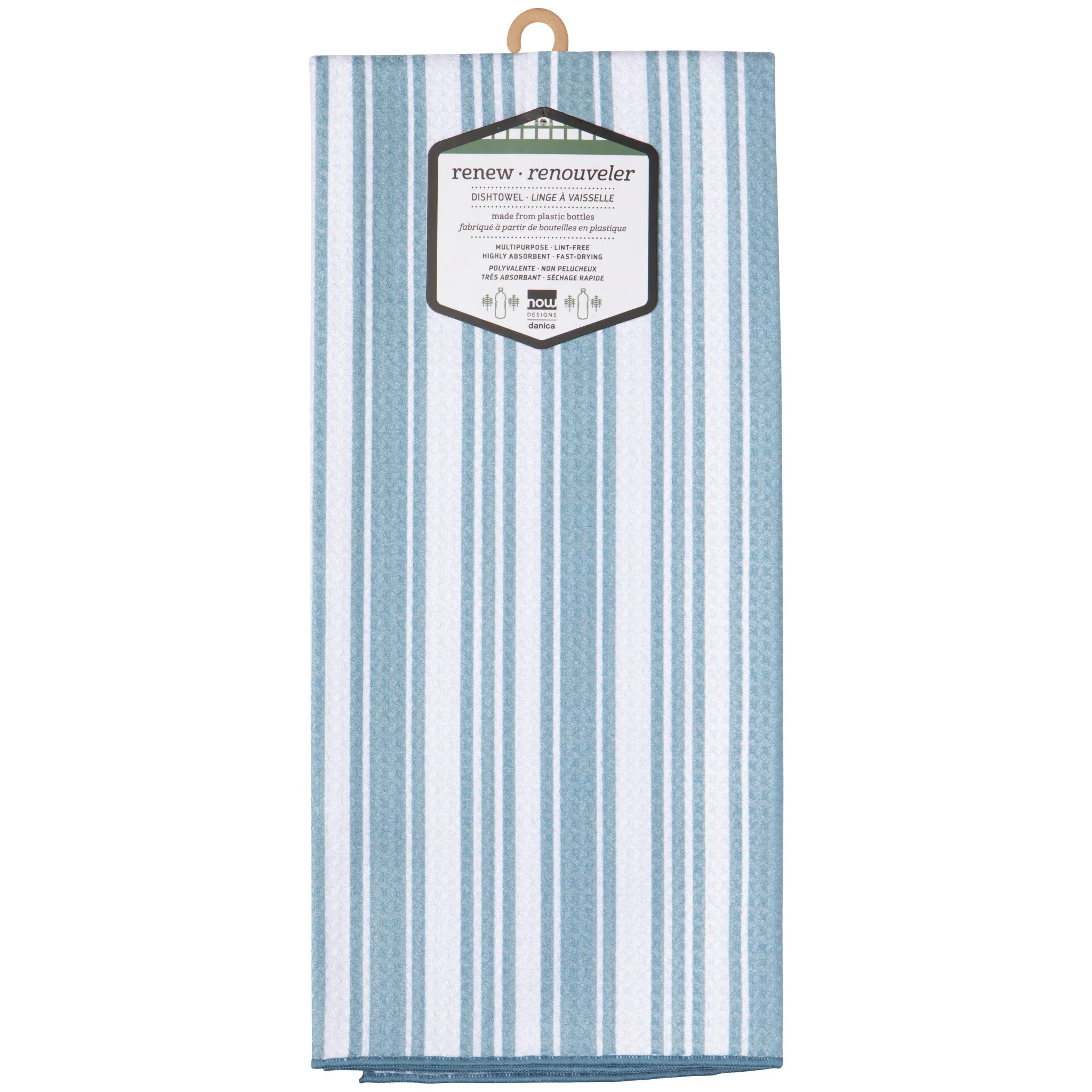 Danica Slate Blue Recycled Microfibre Dishtowel