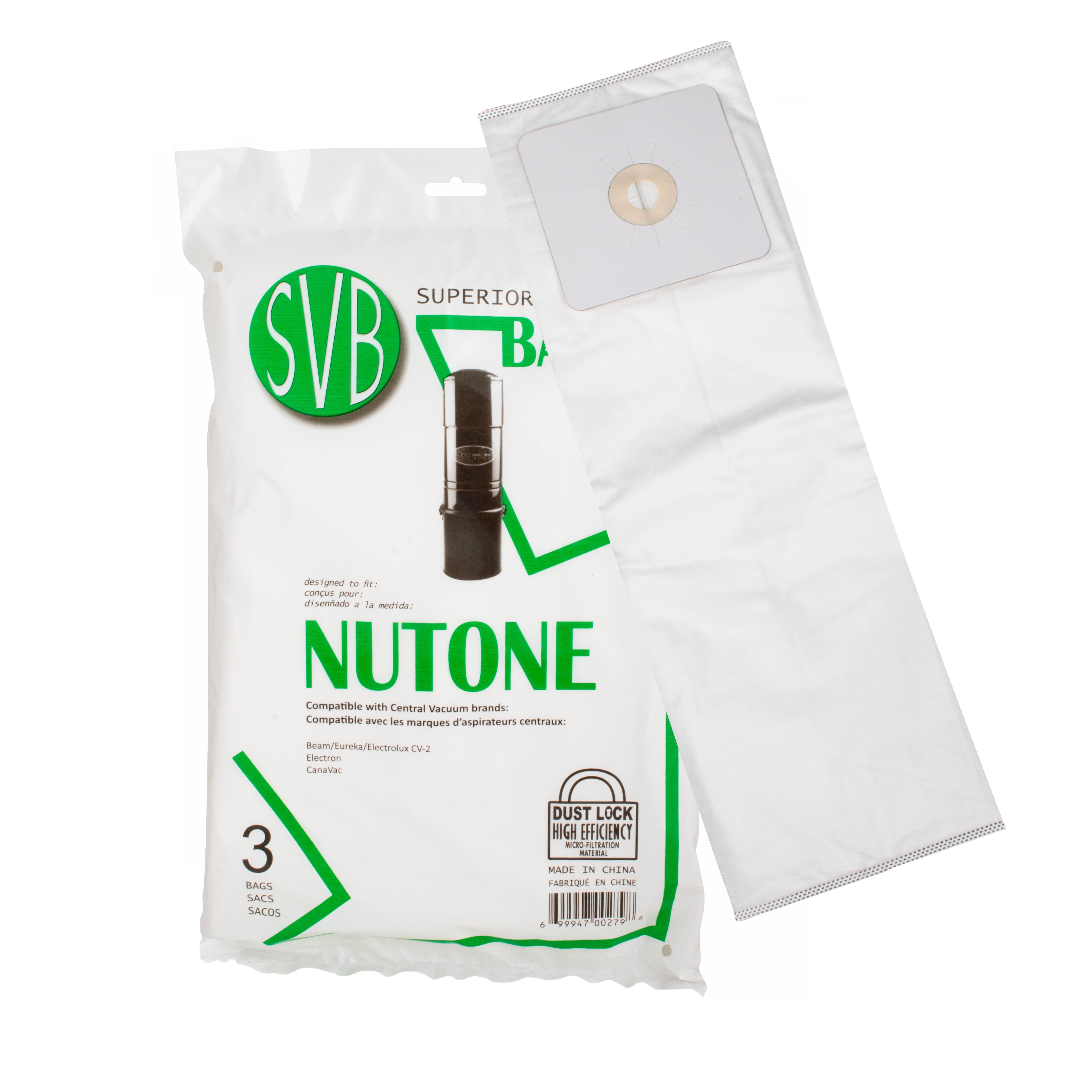 Bag Nutone/Broan (3) Electron SC190 SC300 SC600 CX450