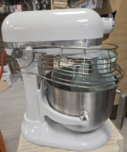 KitchenAid NSF Certified® Commercial Series 8 Qt Bowl-Lift Stand Mixer – White – Open Box