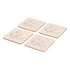 Sous-verres Woodbury Lane – Lot de 4 motifs animaux