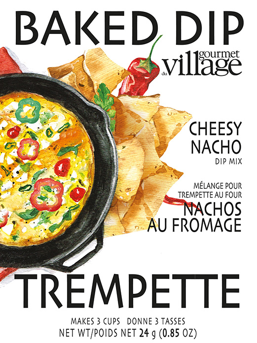 Gourmet du Village - Mélange à trempette au fromage pour nachos