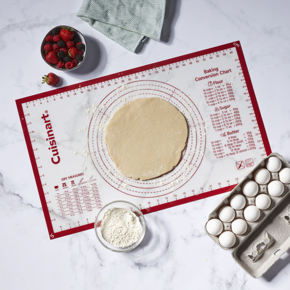 Cuisinart Silicone Prep Pastry Baking Mat CTG-00-SPMC Oversized