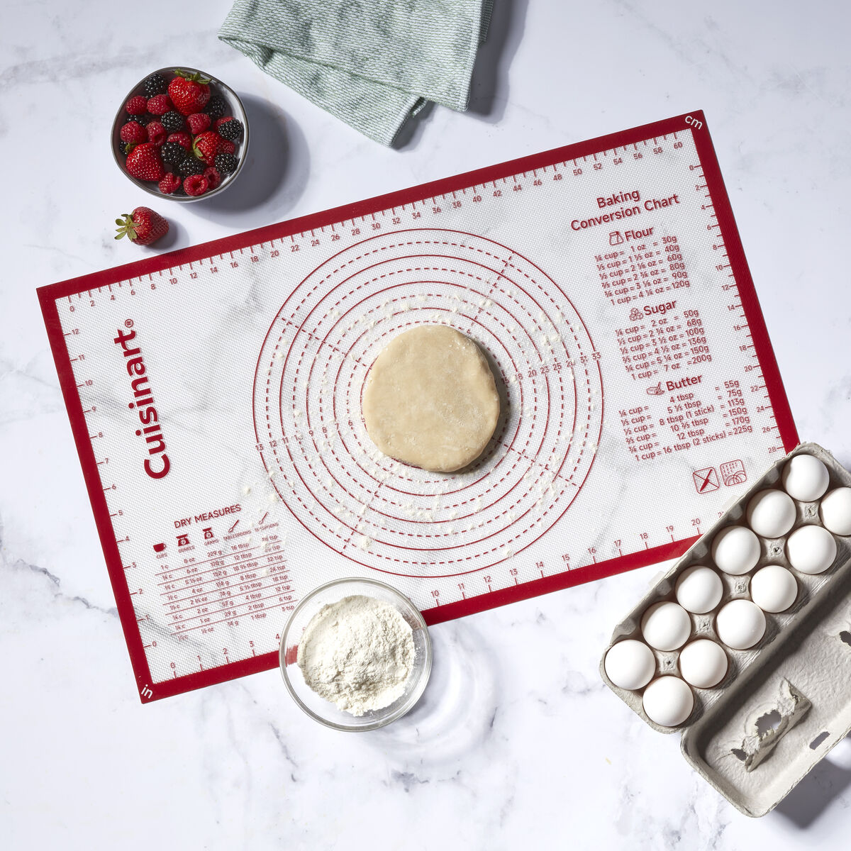 Cuisinart Silicone Prep Pastry Baking Mat CTG-00-SPMC Oversized