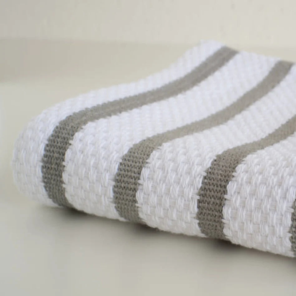Danica Basketweave London Gray Dishtowel
