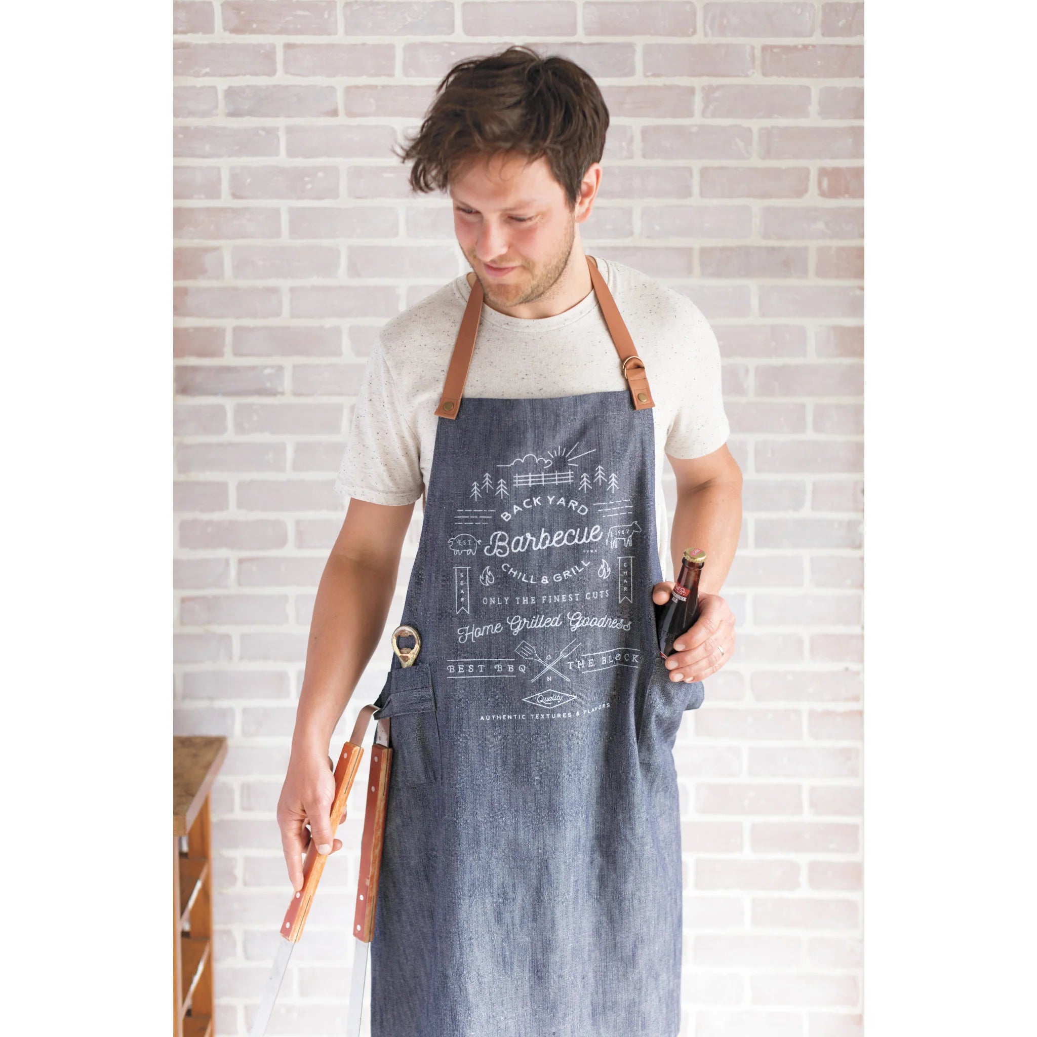 Tablier de barbecue Renew Backyard par Now Designs by Danica