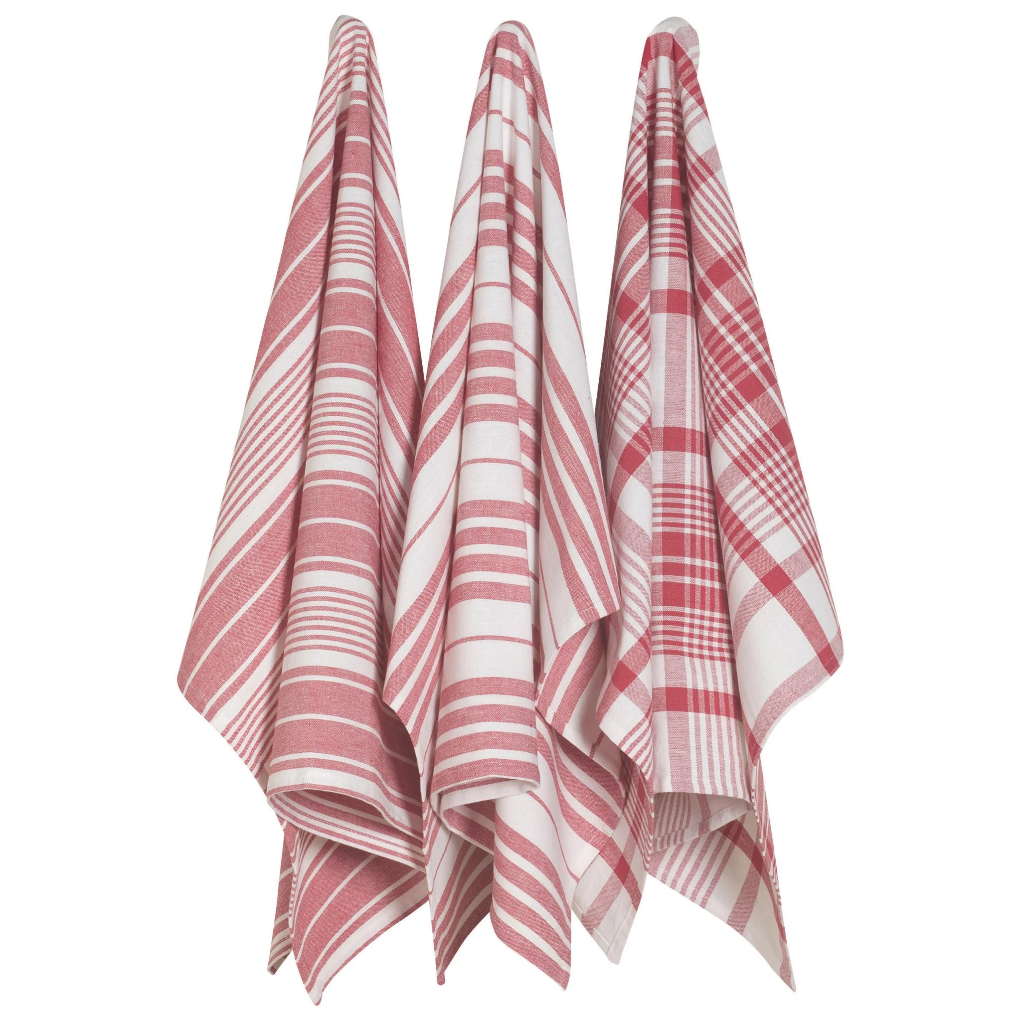 Now Designs by Danica Torchons géants rouges – Lot de 3