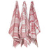Now Designs by Danica Torchons géants rouges – Lot de 3