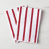 Now Designs by Danica Torchons de cuisine tissage panier rouges – Lot de 2