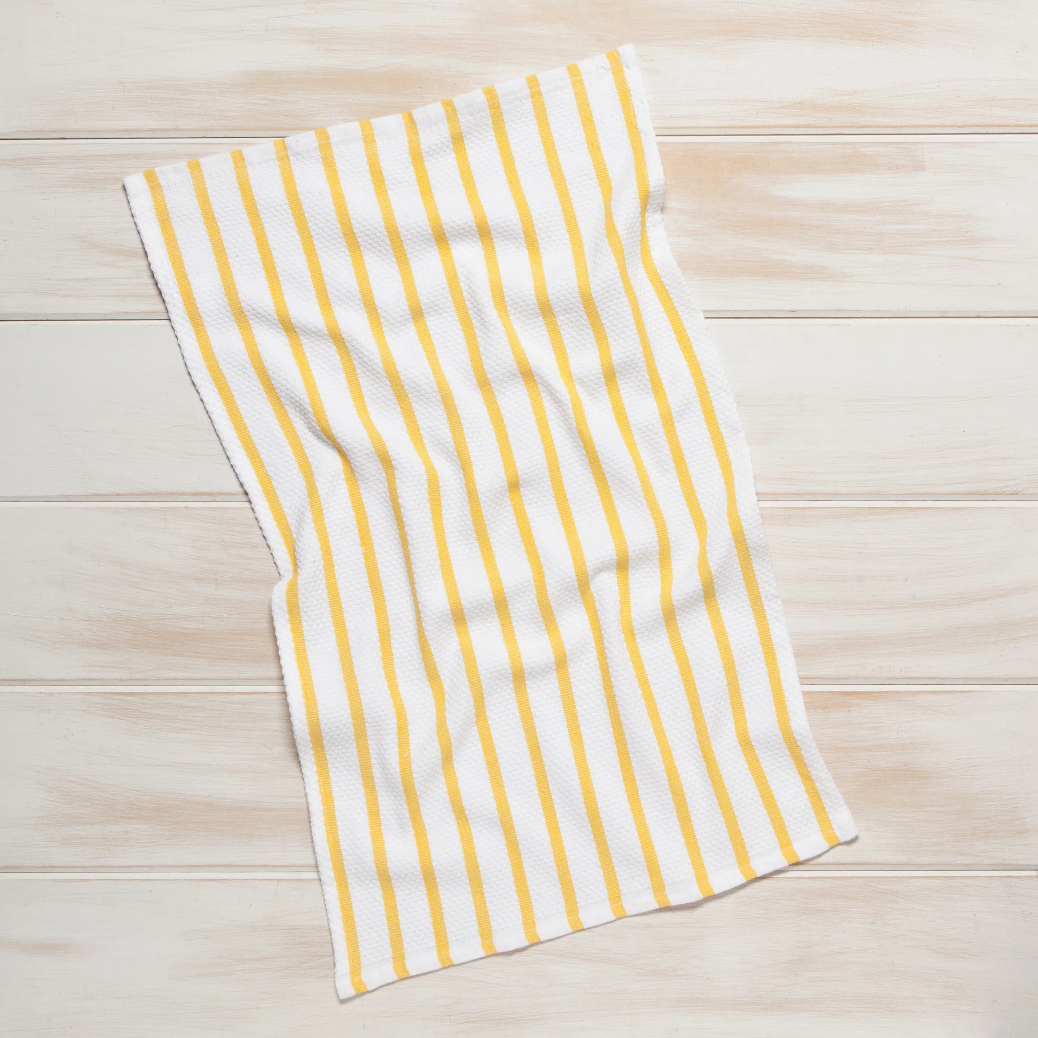 Torchon Danica Basketweave – Jaune citron
