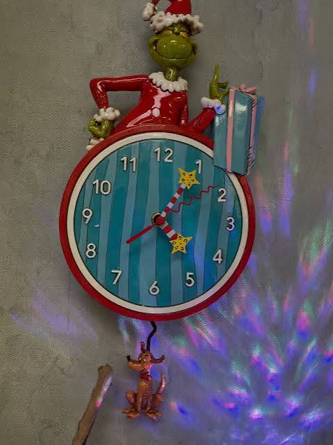 Allen Designs Grinch Wall Clock