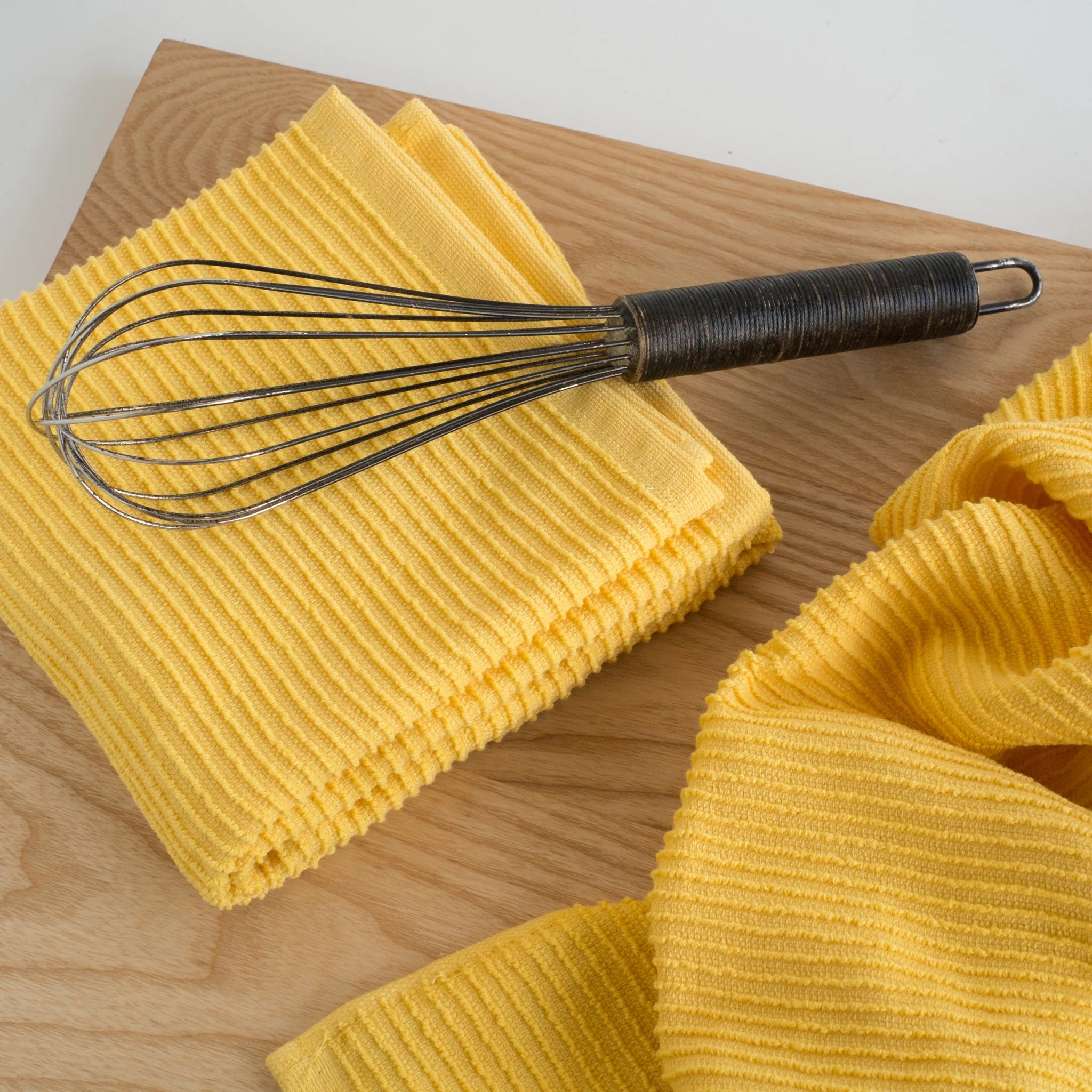 Now Designs by Danica Ripple Lemon Yellow Dishtowel
