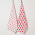 Now Designs by Danica Torchons de cuisine en tissu éponge rouges imprimés poulets – Lot de 2